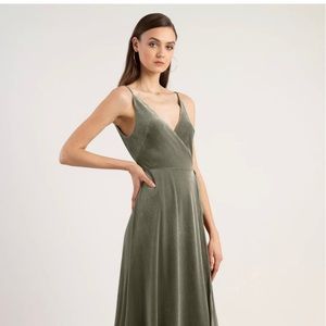 Jenny Yoo Andi Bridesmaids Dress Sage Size 0